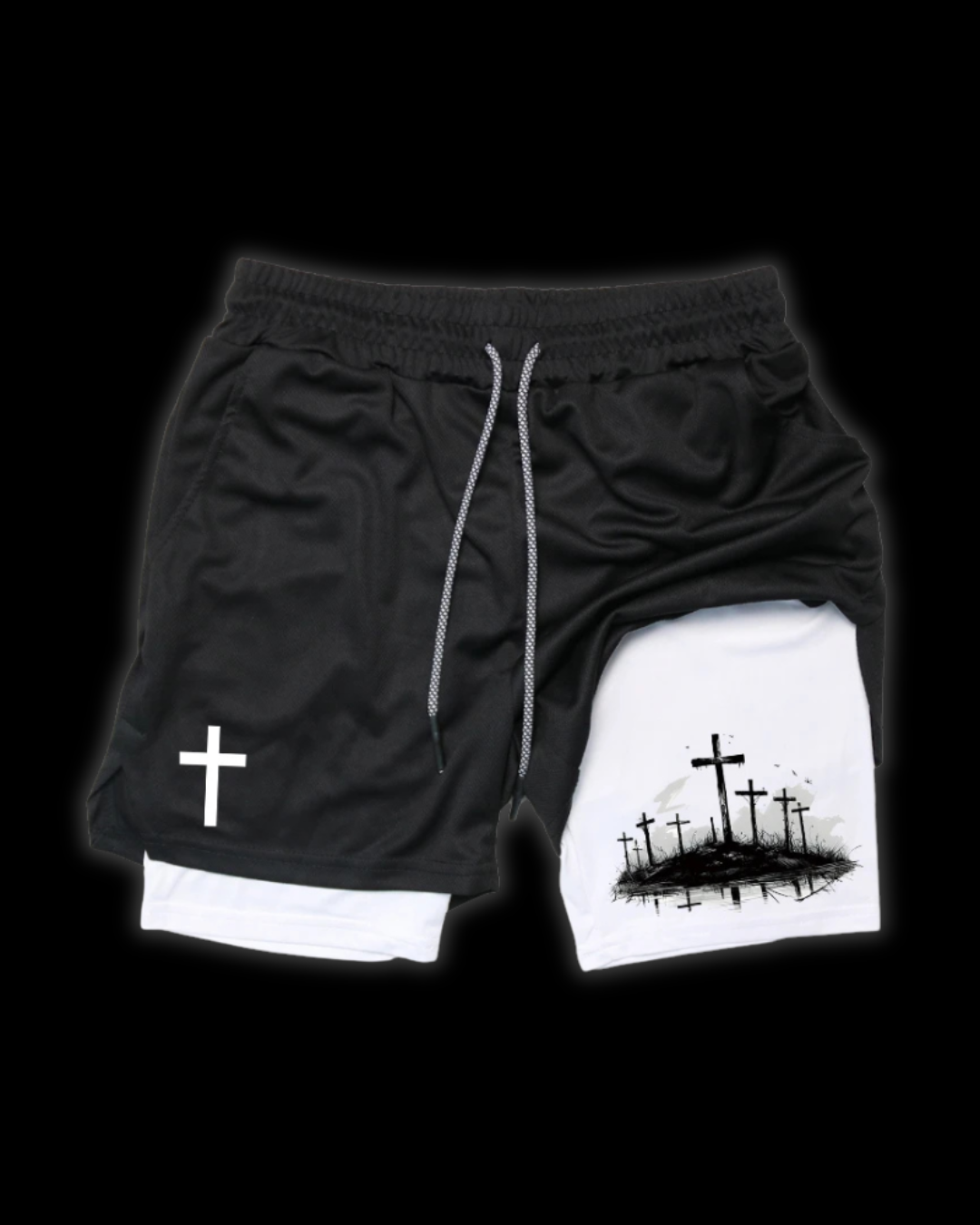 LuxCrux™ Holy Cross Shorts