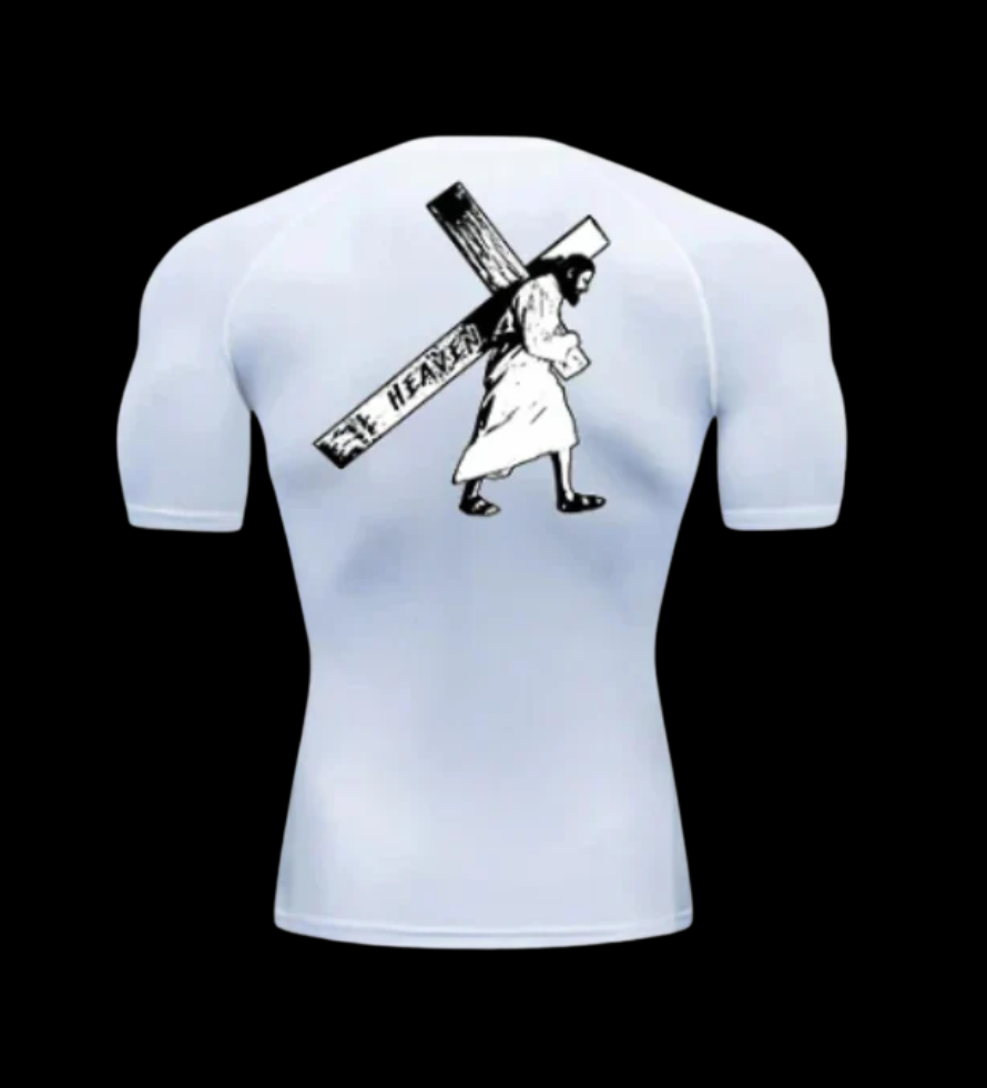 LuxCrux™ Jesus Short-Sleeved Compression Shirt