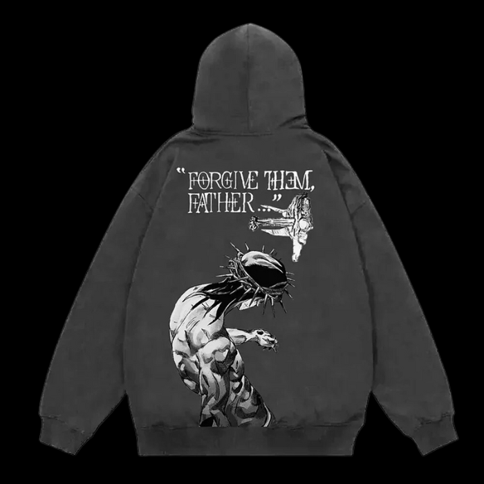 LuxCrux™ Premium Forgive Them Father Hoodie