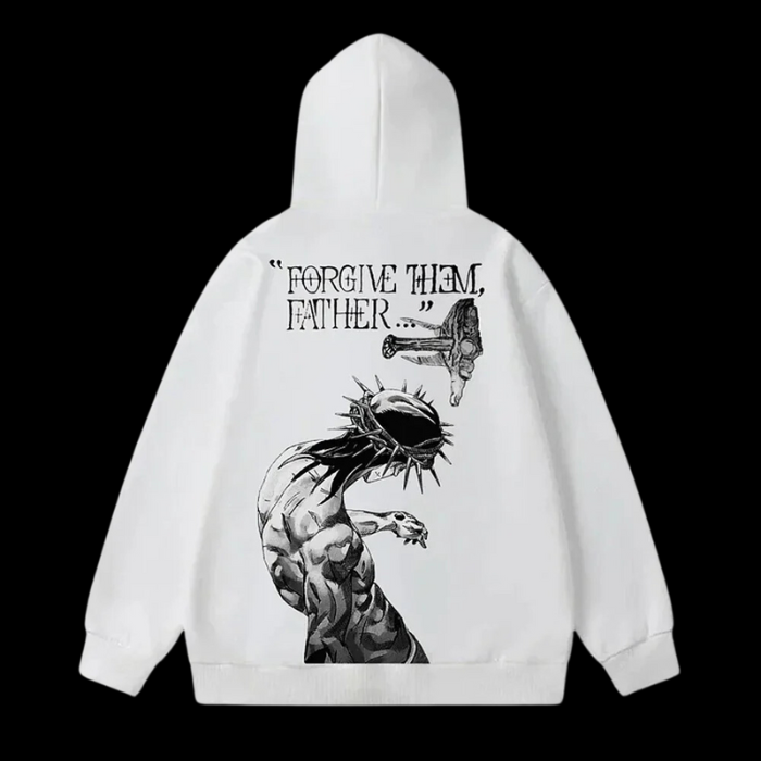 LuxCrux™ Premium Forgive Them Father Hoodie