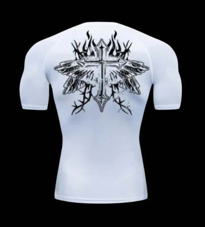 LuxCrux™ Freedom Short-Sleeved Compression Shirt