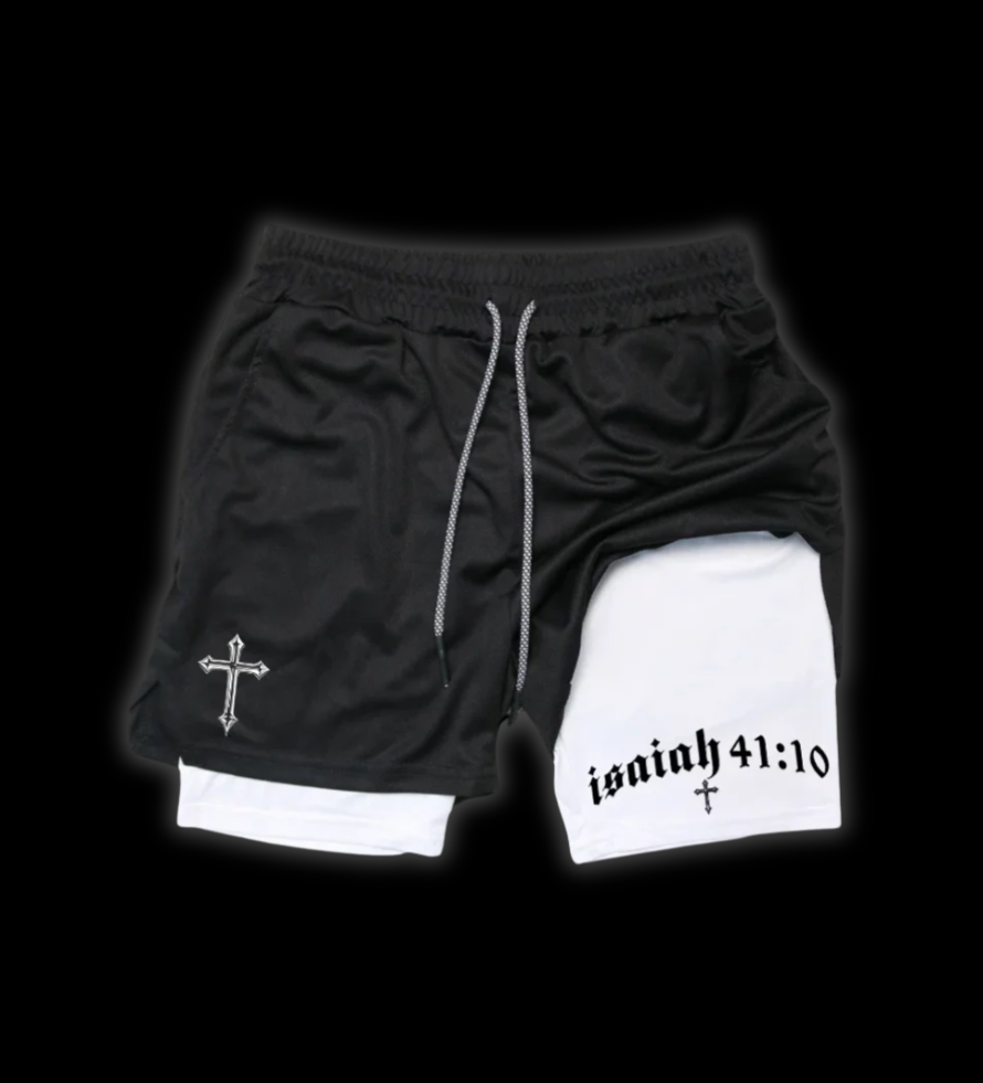 LuxCrux™ Isaiah 41:10 Shorts