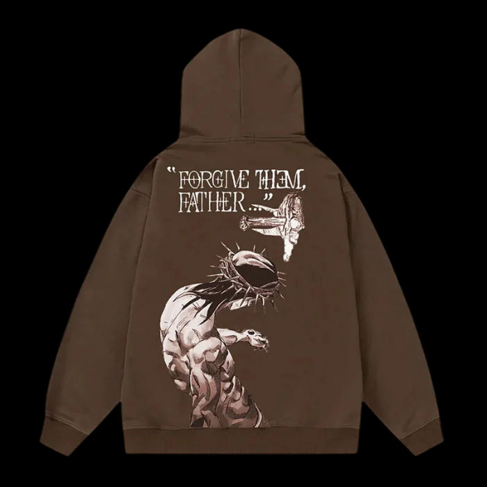 LuxCrux™ Premium Forgive Them Father Hoodie