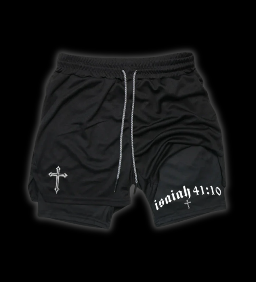 LuxCrux™ Isaiah 41:10 Shorts