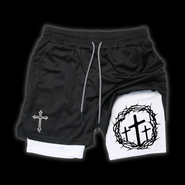 LuxCrux™ Trinity Crown Shorts