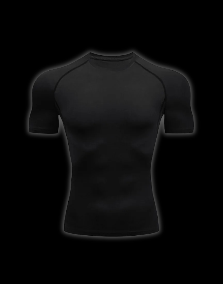 LuxCrux™ Blank Short-Sleeved Compression Shirt