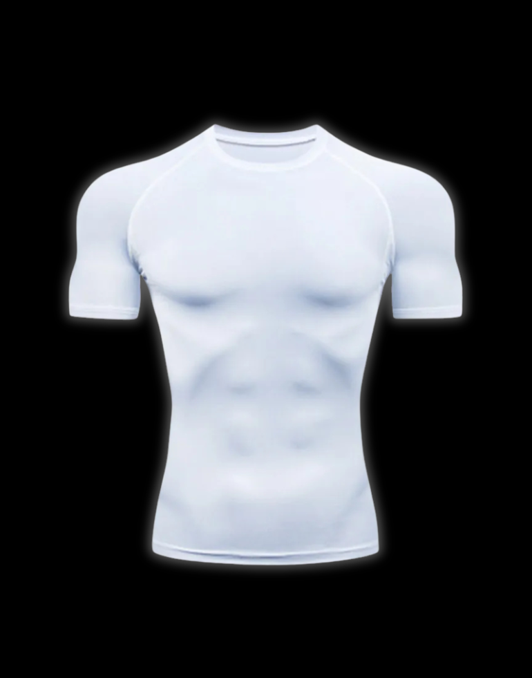 LuxCrux™ Blank Short-Sleeved Compression Shirt
