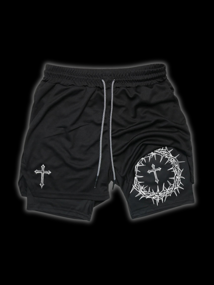 LuxCrux™ Crown Of Thorns Shorts