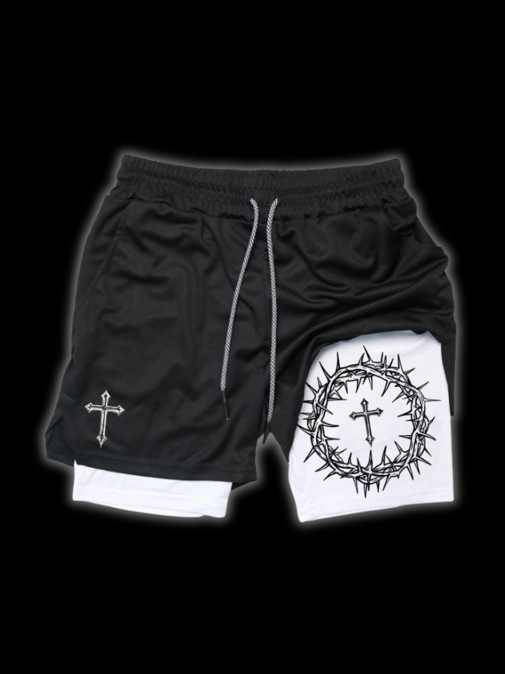 LuxCrux™ Crown Of Thorns Shorts