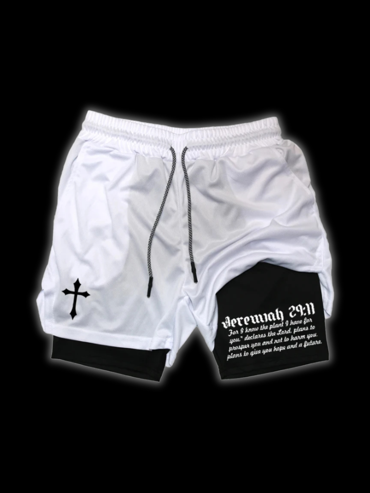 LuxCrux™ Jeremiah 29:11 Shorts