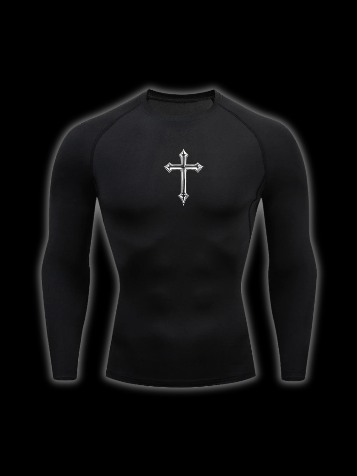 LuxCrux™ Neon Long-Sleeved Compression Shirt