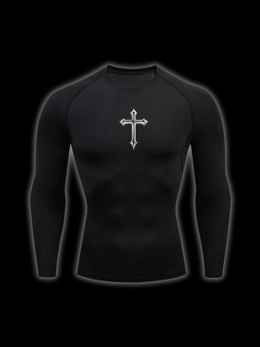 LuxCrux™ Neon Long-Sleeved Compression Shirt