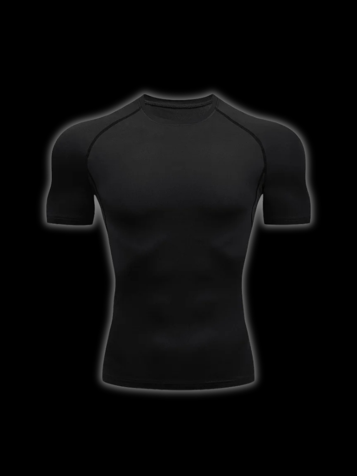 LuxCrux™ Isaiah 41:10 Short-Sleeved Compression Shirt