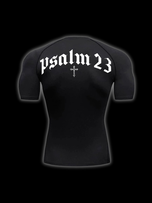 LuxCrux™ Psalm 23 Short-Sleeved Compression Shirt